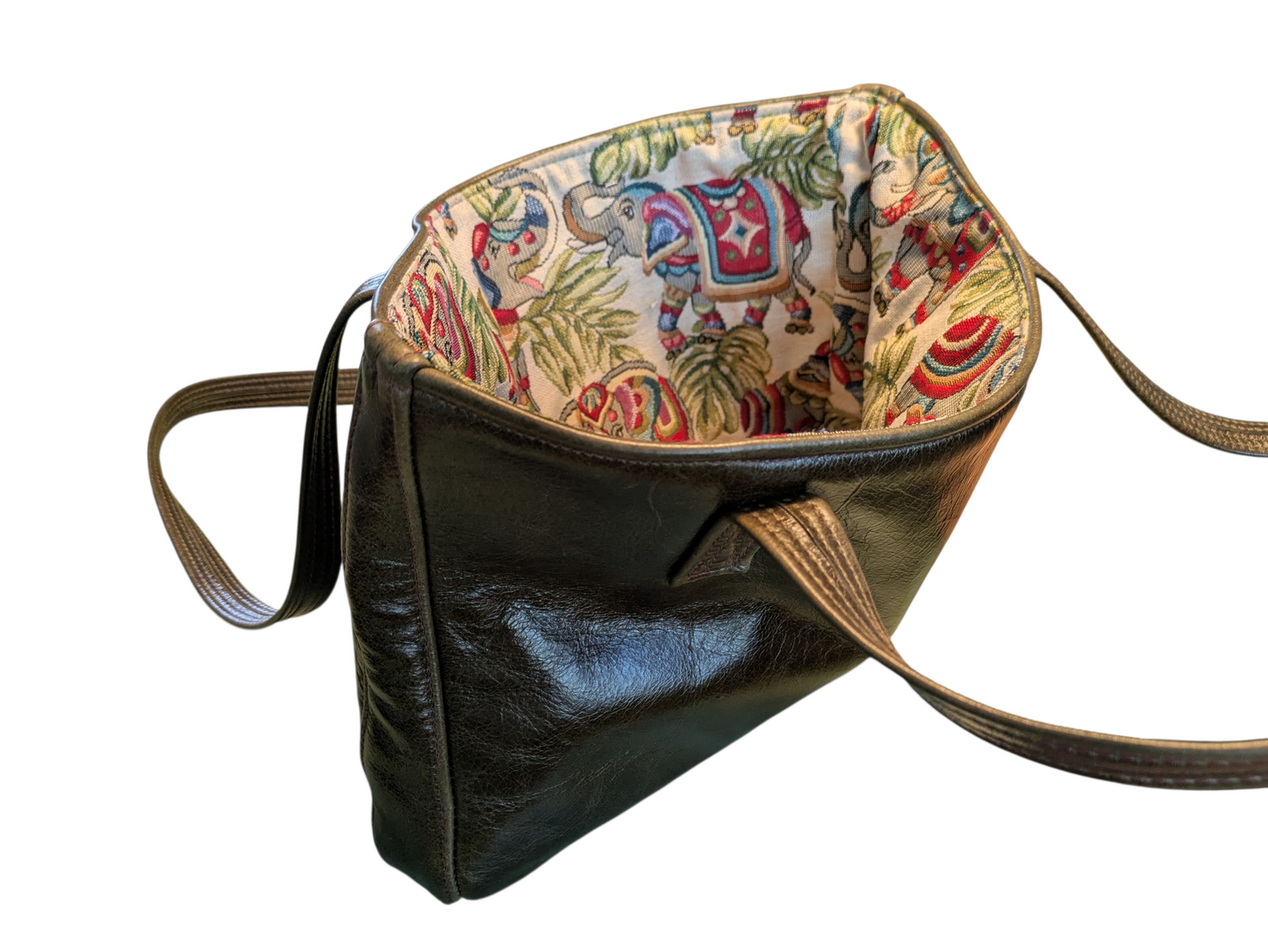 ANGELA Leather Handbag by Cameo & Crow