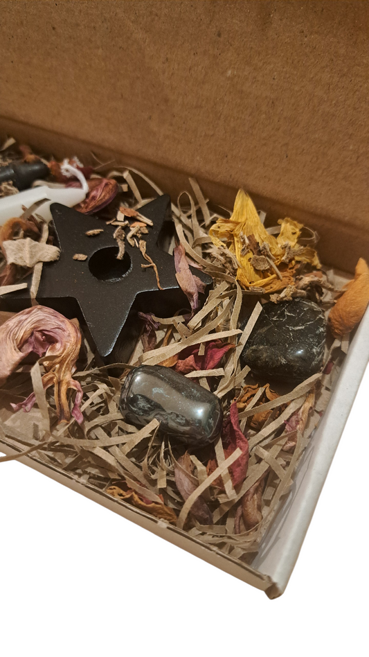 BLESSED BE | Candle & Incense Letterbox Gift Set by Black Cat & Broom