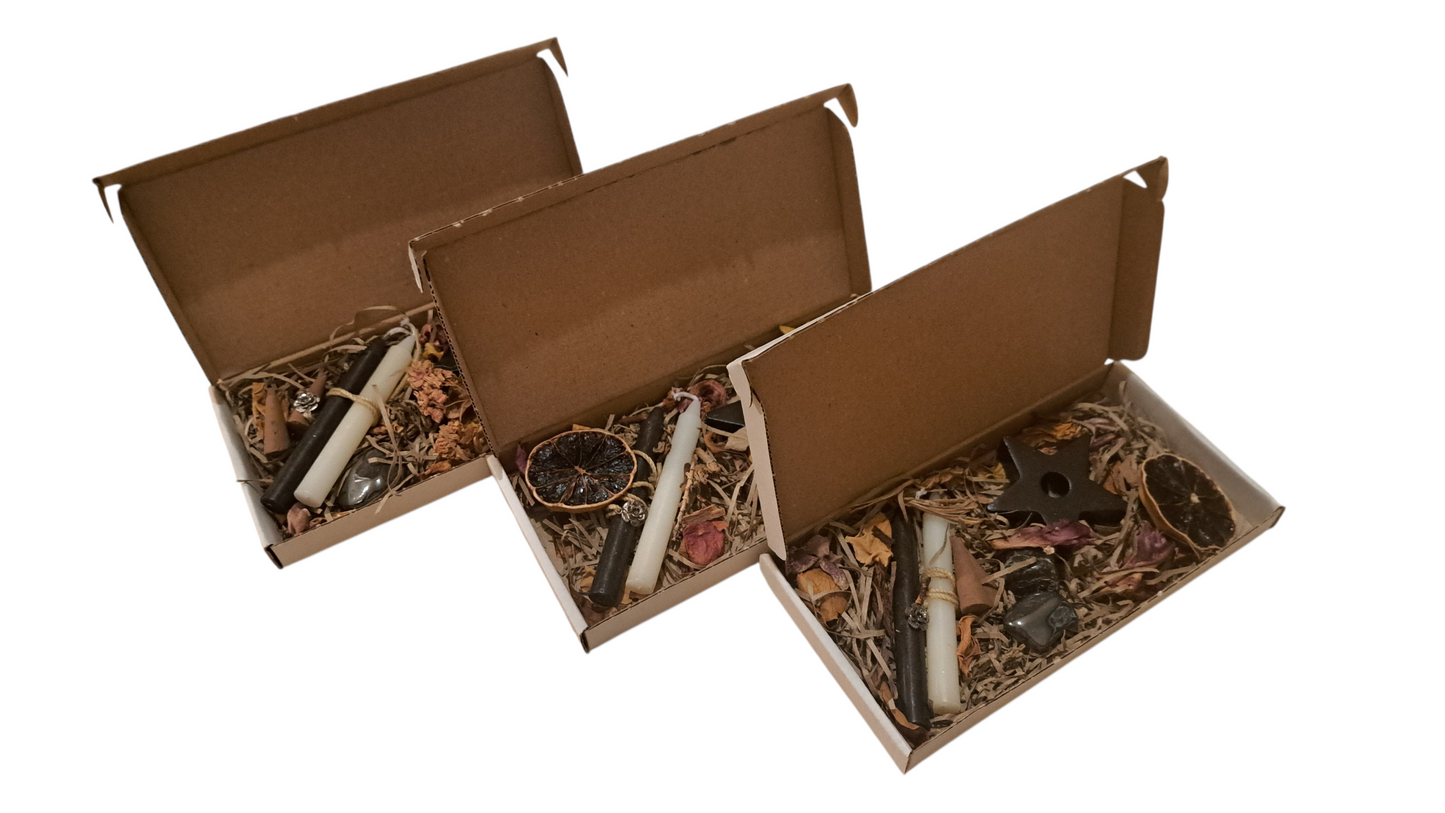 BLESSED BE | Candle & Incense Letterbox Gift Set by Black Cat & Broom